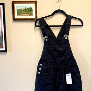 Brandy Melville Black Overalls